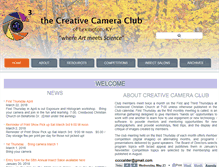 Tablet Screenshot of creativecameraclub.org